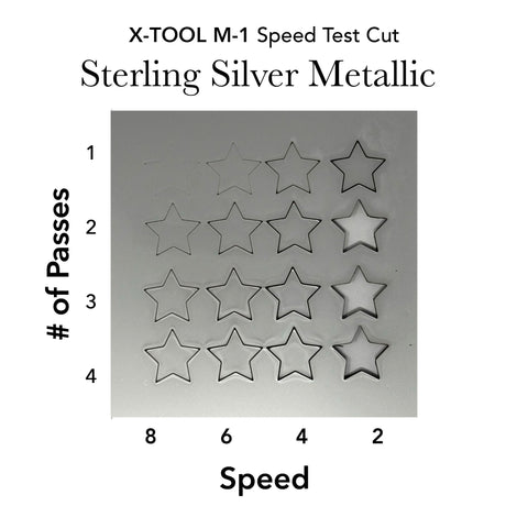 Sterling Silver Metallic Acrylic