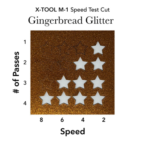 Gingerbread Brown Glitter