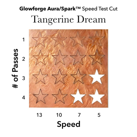 Tangerine Dream Orange ColorWave Acrylic