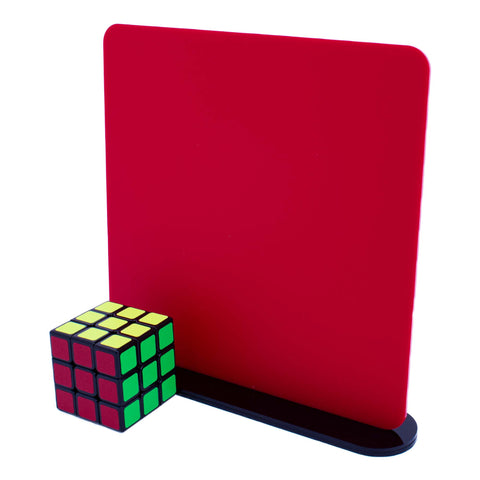 Cherry Red Matte Acrylic
