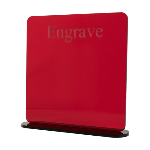 Cherry Red Transparent Acrylic