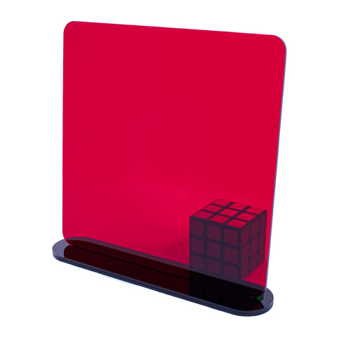 Cherry Red Transparent Acrylic