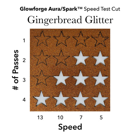 Gingerbread Brown Glitter