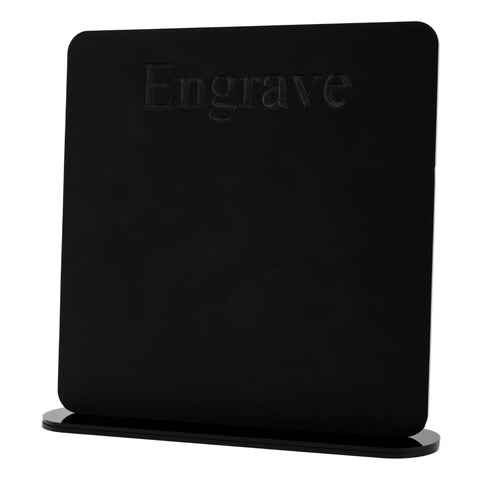 Jet Black Matte Acrylic