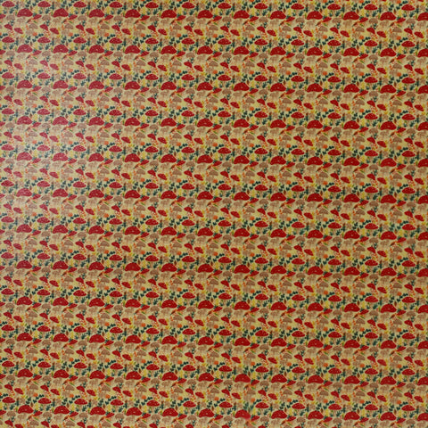 Kris the Creative Fall Mushrooms Basswood Patterns, 12x12", 1/16", Laser Ready
