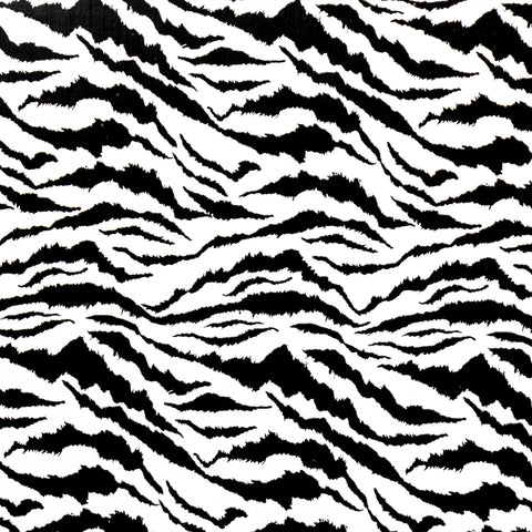 814/White Tiger PATTERN HTV, 12x12"