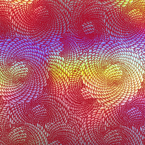315/Red Swirling Serpent HOLO HTV, 12x12"
