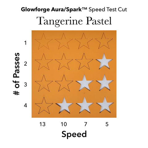 Tangerine Orange Pastel Acrylic
