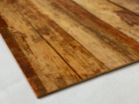 Bare Bark Basswood Patterns,12x12", 1/16", Laser Ready