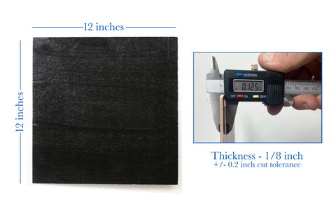 Maker Boards Colors - Black, 12x12", 1/16" or 1/8"