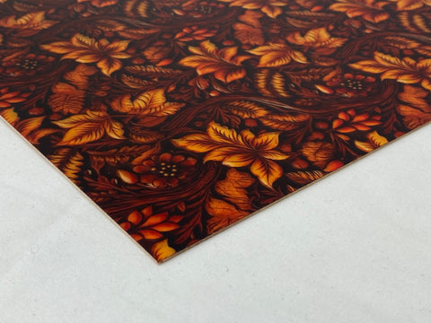 Carved Wood Basswood Patterns, 12x12", 1/16", Laser Ready