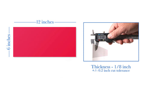 Cherry Red Transparent Acrylic