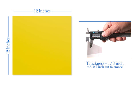 Lemon Yellow Matte Acyrlic