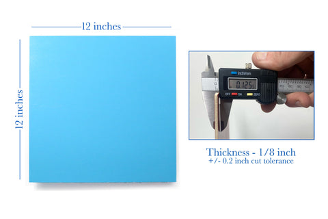 Maker Boards Colors - Light Blue, 12x12", 1/16" or 1/8"