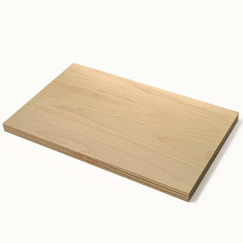 Finished Maple 1/8 Double Sided, 6 Sheets
