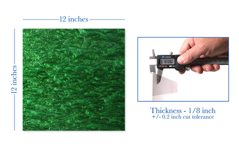Meadow Green Pearlescent Acrylic