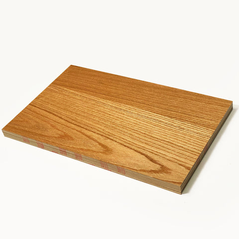 Finished Oak, Red 1/8 Double Sided, 6 Sheets