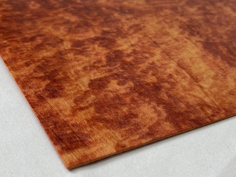 Redwood Burl Basswood Patterns, 12x12", 1/16", Laser Ready