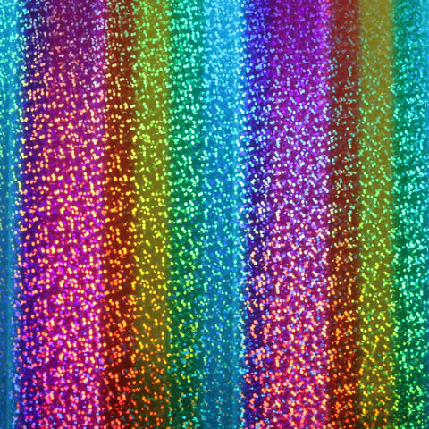 313/Speckled Rainbow HOLO HTV, 12x12"