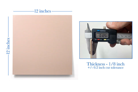 Maker Boards Colors - Tan, 12x12", 1/16" or 1/8"