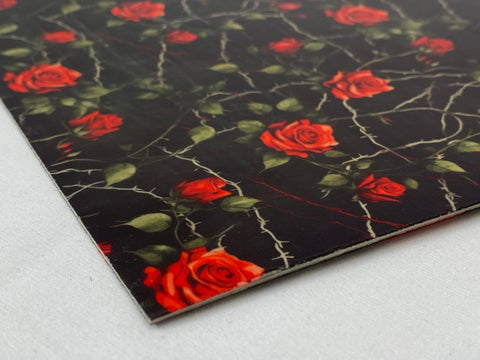 Thorns and Roses Basswood Patterns, 12x12", 1/16", Laser Ready