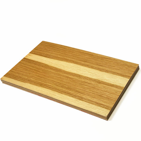 Finished Oak, White 1/8 Double Sided, 6 Sheets